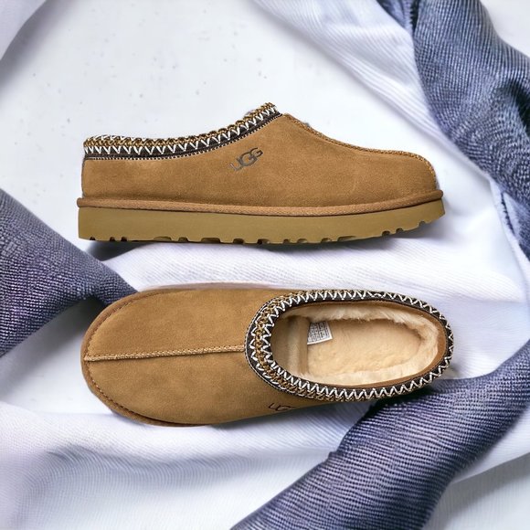 Women's UGG Tasman II Slipper in Chestnut Suede - Picture 3 of 6